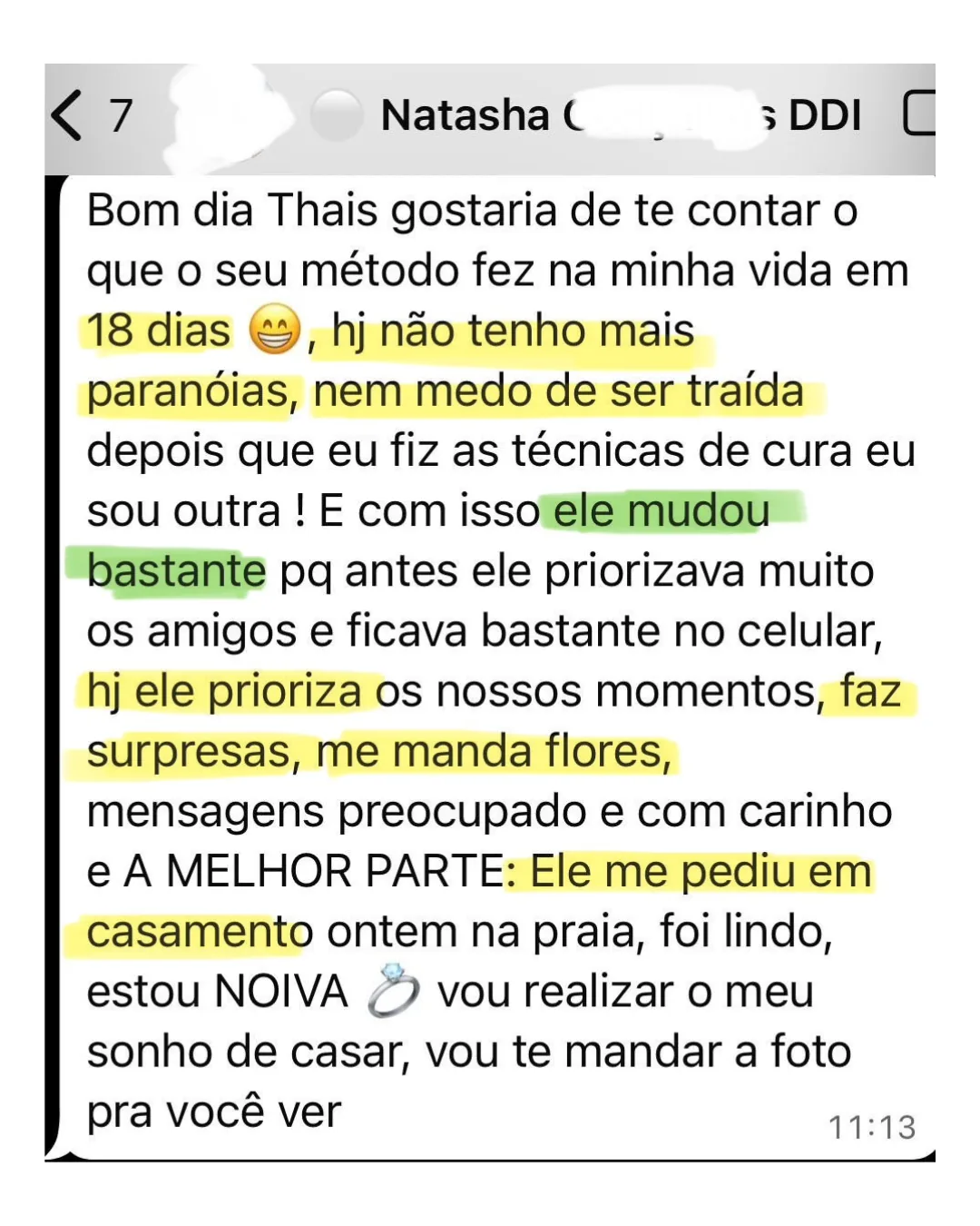 Relato da Maite após 20 dias no Método DDI